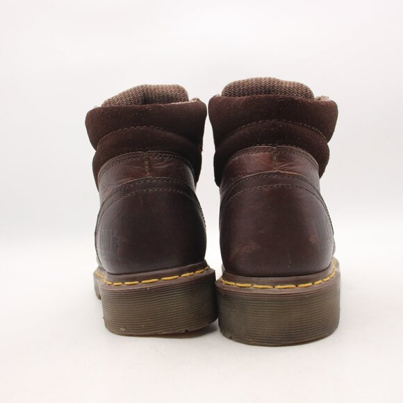 Doc Dr. Martens Industrial Steel Toe Boots Mens Size 9 Brow Leather Shoes 12242 main image 7